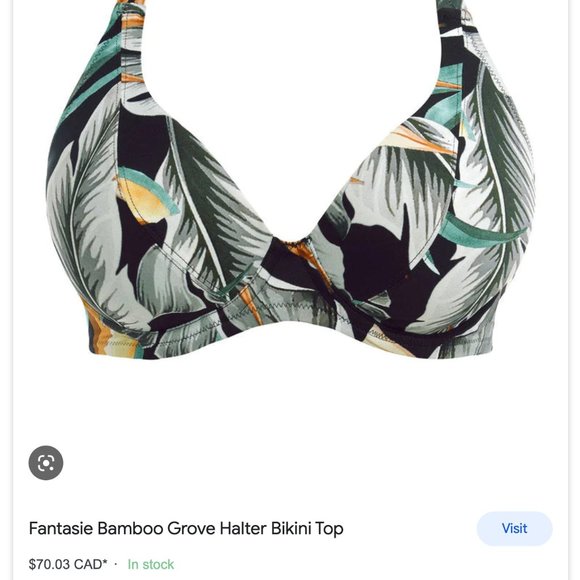 Fantasie Kabini Oasis Bamboo Grove bikini set! NWT - Picture 7 of 8